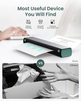Phomemo M08f Taşınabilir A4 Yazıcı Mürekkep Gerektirmeyen Termal Kağıtlı Baskı Bluetooth Kablosuz Yazıcı Telefon/Tablet/PC İçin