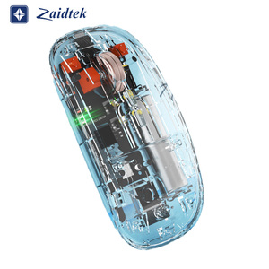 Souris de jeu ergonomique sans fil mini 2.4G+BT 5.0 avec rétroéclairage LED, haute résolution DPI, silencieuse et rechargeable pour téléphone/tablette/ordinateur - Product Image 3