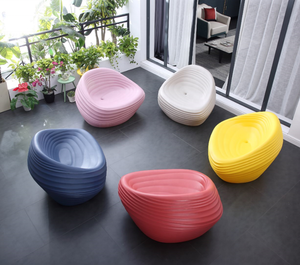 ODM OEM JSM marca de fábrica de plástico de la personalización de moldura rotacional jardín Lisure sofá silla muebles de sala de estar modernos - Product Image 2