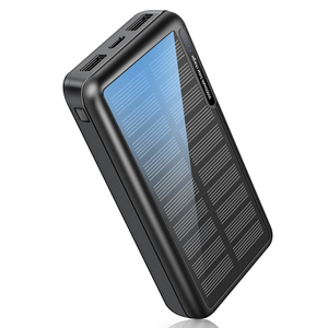 Banque d'alimentation solaire NOVA, vente flash sur <span class=keywords><strong>Amazon</strong></span>, banque d'alimentation 10000 mAh, charge ultra-rapide 22,5 W, double sortie USB, ultra-mince avec écran - Product Image 6