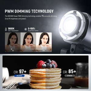Lumière vidéo <span class=keywords><strong>LED</strong></span> <span class=keywords><strong>Neewer</strong></span> MS150 130W |   Lumière du jour 5600K |   Mini éclairage de studio à sortie continue COB - Product Image 4