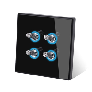 لوحة مفاتيح langeaea1/<span class=keywords><strong>2</strong></span>/Switch Gang Way كهربي جدار من الزجاج المقسى دفع تبديل بالجملة كحد أقصى. 13A - Product Image 5