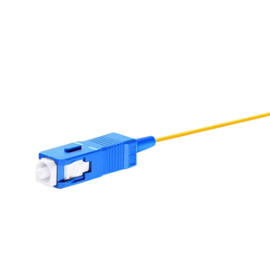 Fibra Óptica de Distribución, Pigtail SC/UPC de 1M, 9/129, Amarillo, Fibra de Fusión de 0.9MM - Product Image 2
