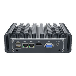 Topton Metal Fanless Mini PC Intel i7 1195G7 i3 1115G4 Pentium 7505 Celeron J6412 N4100 Dual LAN 2xCOM DDR4 Industrial Computer - Product Image 1