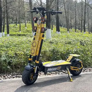 13-Inch 72V10000W 150km long distance adult dual motor electric scooter with acrylic pedals