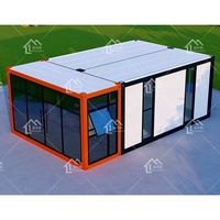 Maison conteneur pliante de luxe à vendre Maison mobile préfabriquée avec salle de bain Cuisine en panneau sandwich en acier des États-Unis