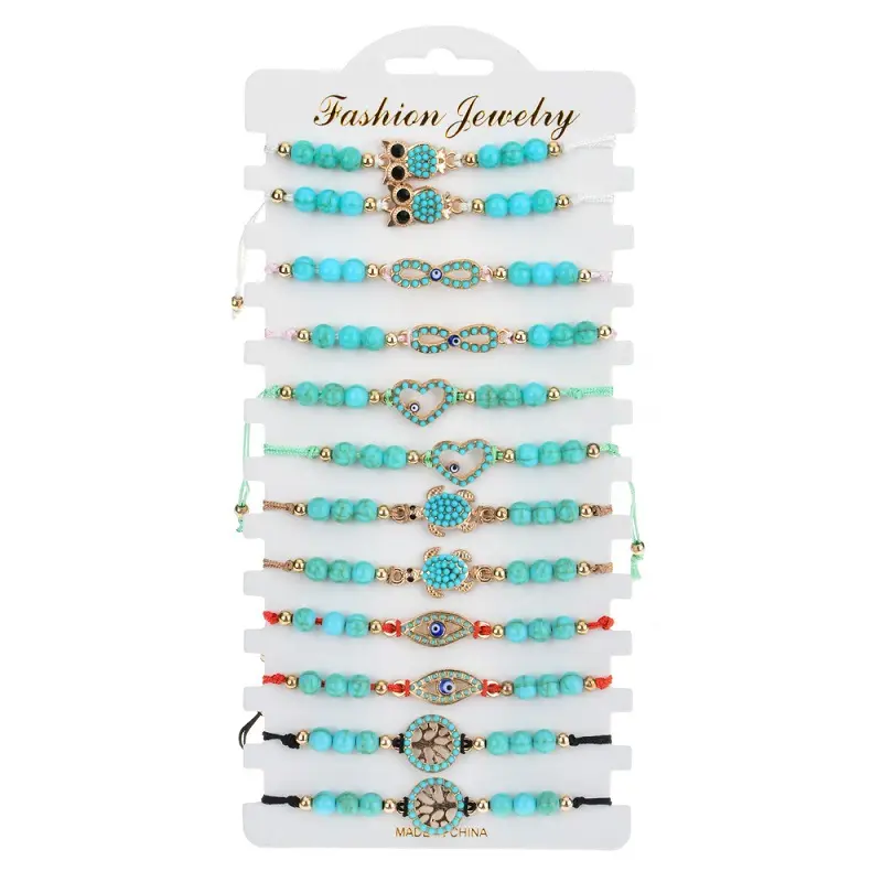 Fashion turquoise hand made bracelet set for women wholesale N911129