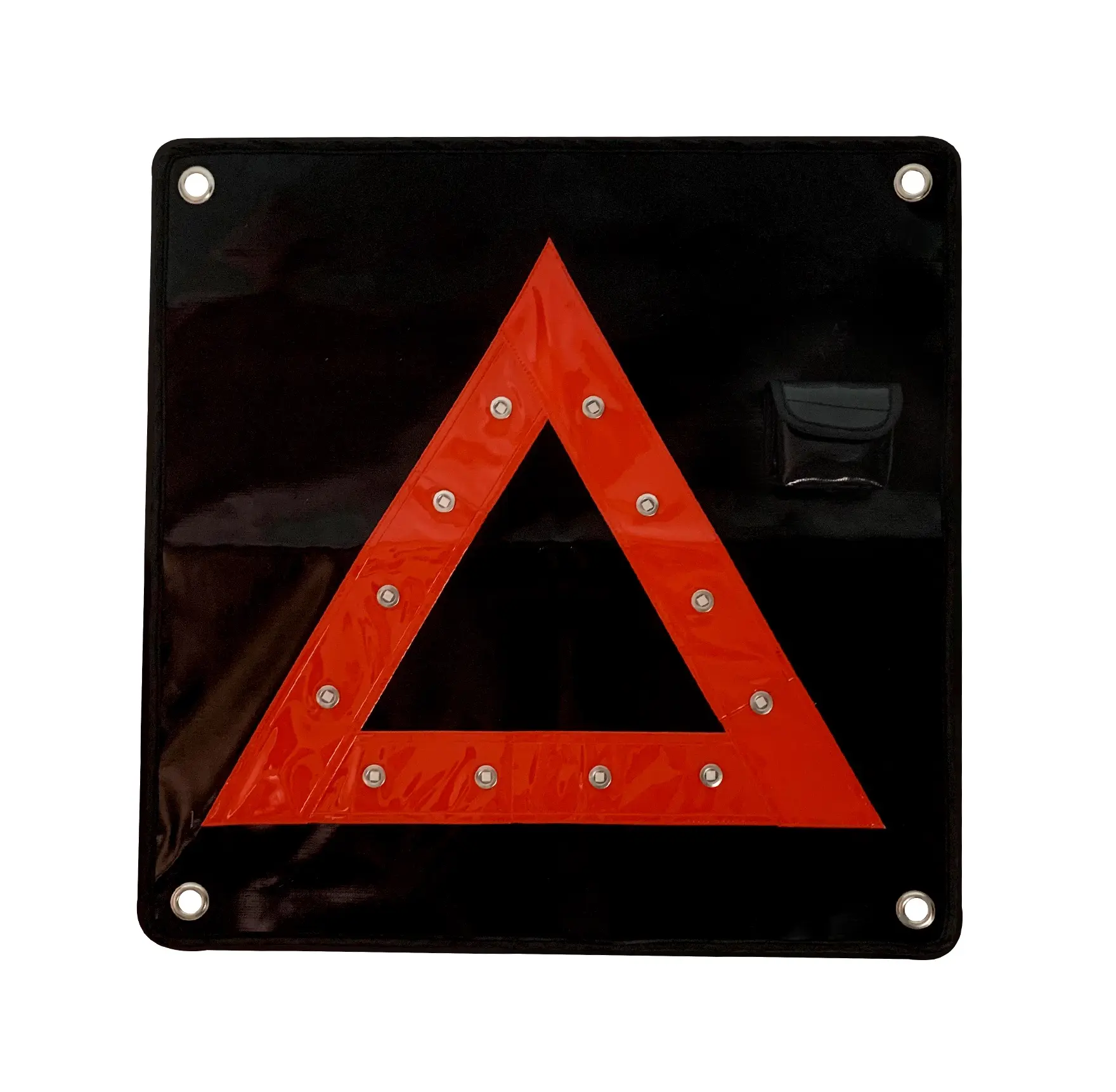 Papan lampu peringatan kustom tanda lalu lintas truk, papan tanda kilat LED bahan reflektif fleksibel berbahaya elektrik