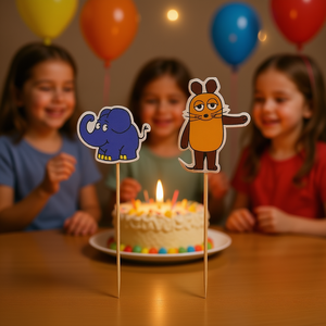 ดร.เอิทเคอร์ ชุดตกแต่งเค้ก รูปหนูและช้าง 24 ชิ้น - Product Image 3