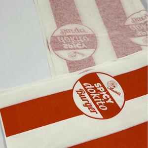 Papel Antigrasa de Pulpa de Madera Virgen, Resistente al Aceite, para Hamburguesas y Sándwiches, Grado Alimenticio, Envoltorio Desechable - Product Image 3