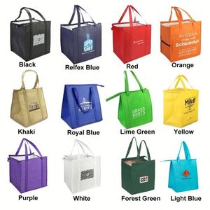 Wholesale Fast Food Insulation Cooler Bag Handbag Aluminum Film Non-Woven Recyclable Milk Tea Catering Take-Out Packing - Product Image 6