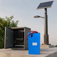 Baterai LiFePO4 24V 40Ah 25.6V 1024Wh Paket Baterai Lithium Isi Ulang untuk Inverter Surya Penyimpanan Energi Off Grid