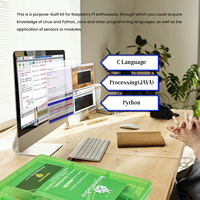 Kit de Inicio Súper Completo Keyestudio para Raspberry Pi, Kit de Programación en Varios Idiomas como C, Linux y Python para Raspberry Pi