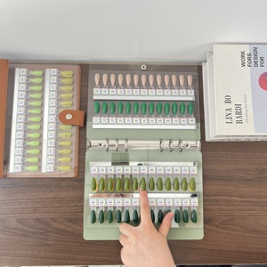 Libro de Muestras de Esmalte de Uñas con Hojas Sueltas y Logotipo Personalizado, Libro de Almacenamiento de Muestras de Esmalte de Uñas para Uñas Postizas - Product Image 6