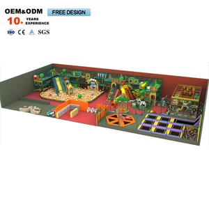 Commercial 600 Sqm Indoor Playground with Ball Pool Children's Soft Play Equipment Featuring a <b>Trampoline</b> Park - Product Image 3