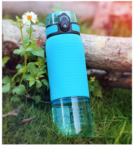 Commercio all'ingrosso di UZSPACE Mini fresco riciclabile chiaro Tritan Bpa libero Eco Friendly plastica bicchiere bottiglia di acqua per ragazze signore - Product Image 2