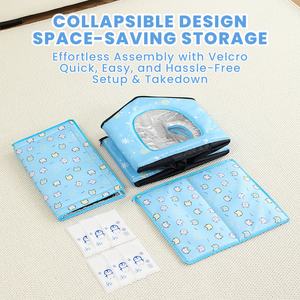 Zomerkoelhuisje voor huisdieren, opvouwbaar, koelbed voor katten en honden, draagbaar, geïsoleerd, koel onderdak met koelmat - Product Image 6