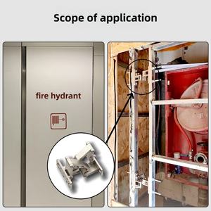 Puerta de Caja de Hidrante Contra Incendios Oculta Moderna de Acero Resistente, Bisagras Ajustables Bidimensionales Gruesas - Product Image 6