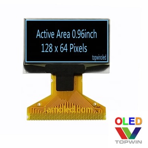 Bảng Điều Khiển Màn Hình <span class=keywords><strong>Oled</strong></span> Màu Trắng Xanh Lam 0.96 "128X64 Pixel VG-2864TSWTG03 Màn Hình <span class=keywords><strong>Oled</strong></span> 30 Pin - Product Image 2