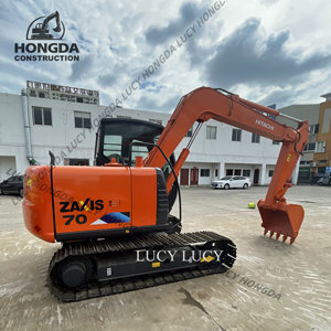 รถขุดขนาดเล็กฮิตาชิ ZX70 มือสอง เครื่องยนต์อีซูซุ 7 ตัน สภาพดีเยี่ยม สำหรับส่งออกทั่วโลก - Product Image 1