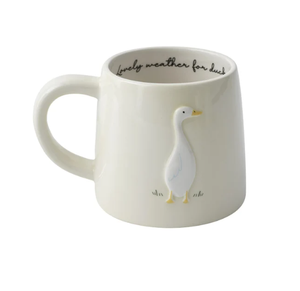 Tazza in gres con disegno di anatra Bramble Farm |   Confezione Regalo |   Tazza Artigianale per Caffè e Tè |   Design Rustico in Stile Fattoria - Product Image 1