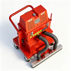Aspirateur industriel sec à double tête de 50 litres prêt à l'emploi, adapté aux meuleuses à béton pour nettoyer la poussière de construction - Product Image 1
