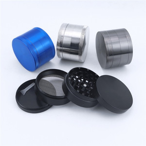 Accesorios para Fumadores, Molinillos Clásicos Manuales de 4 Capas, Molinillo de Hierbas Metálico, Triturador de Tabaco - Product Image 4