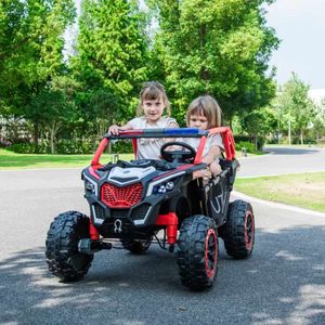 Nouveau Style enfants électrique UTV tout-terrain voiture jouet avec cadre en acier au carbone 2.4G RC amortisseurs à quatre roues haute résistance - Product Image 5