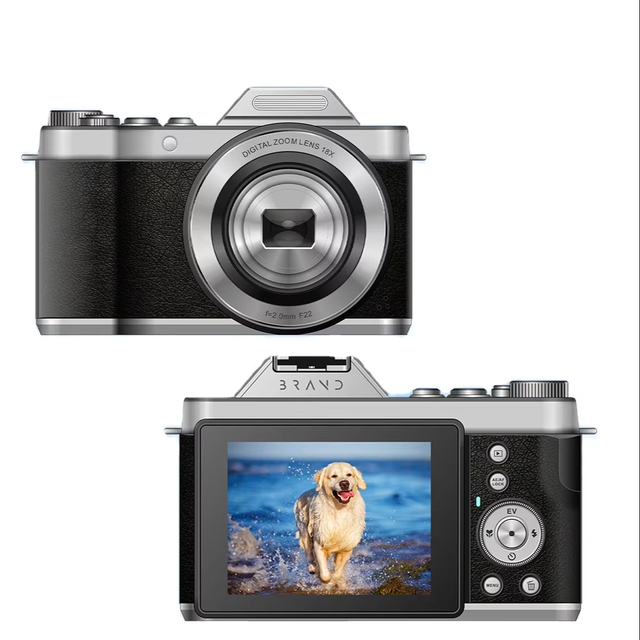 Top Sale High-definition Mirrorless Digital Camera 12X Optical Zoom Full HD/4K Video Image Stabilization Face Detection for