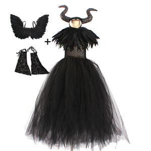 <span class=keywords><strong>Disfraz</strong></span> de Carnaval Caliente Halloween Chica Vestido Negro <span class=keywords><strong>Disfraz</strong></span> de Película Vestido <span class=keywords><strong>Maléfica</strong></span> Con Diadema - Product Image 1