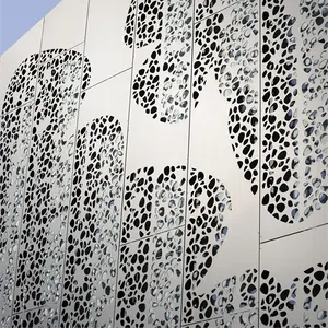 Modeling Design Aluminum Perforated Sheet Panel Metal Screen Facade