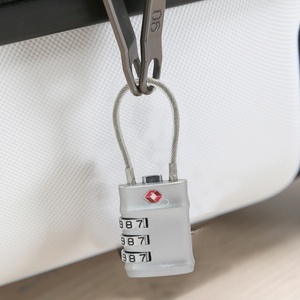 Candado TSA201 en <span class=keywords><strong>Stock</strong></span> con Combinación de 3 Dígitos de Aleación de Zinc y Cable de Acero para Caja de Seguridad - Product Image 3