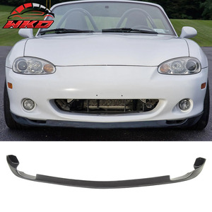 เหมาะสำหรับมาสด้า มิอาต้า MX-5 01-05 RS สไตล์สปอยเลอร์กันชนหน้าแบบไม่ทำสีสีดำ PU อะไหล่รถยนต์อุปกรณ์ตกแต่งรถยนต์ - Product Image 1