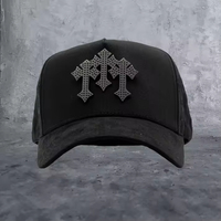 Быстрая доставка: Новая мужская кепка G5 Gorras Barbas с вышитым принтом, замшевой отделкой и металлическим декором серии X CT.