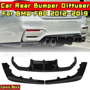 ชุดแต่ง BMW F80 ปี 2012-2019 ชุดแต่งกันชนหลัง BMW F30 สปอยเลอร์แบบมันเงาสีดำ รุ่น V ดิฟฟิวเซอร์ สปลิตเตอร์ การ์ดป้องกัน  อุปกรณ์ตกแต่งรถยนต์ - Product Image 1