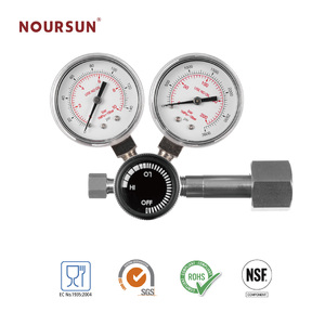 Aquarium kép giai đoạn CO2 điều chỉnh có thể điều chỉnh áp suất đầu ra với DC solenoid, độ chính xác cao kim van và bong bóng truy cập - Product Image 5
