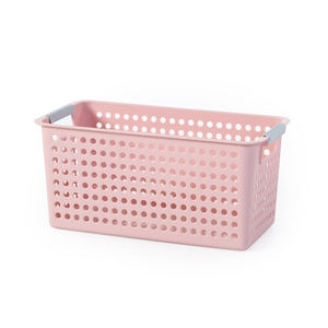 Vente en gros Grand panier de rangement en plastique transparent avec poignée Conteneurs pliables robustes à ouverture frontale - Product Image 4