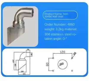 Vente directe usine – Pièces de boîtier de commande étanche IP54 en profilé aluminium pour machine-outil, support mural horizontal (Argent) GB-C Canti - Product Image 1