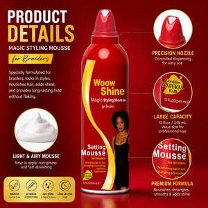 <span class=keywords><strong>Mousse</strong></span> coiffante hydratante professionnelle pour <span class=keywords><strong>cheveux</strong></span> naturels, tenue longue durée, <span class=keywords><strong>mousse</strong></span> fixante non écaillante, tenue forte - Product Image 3