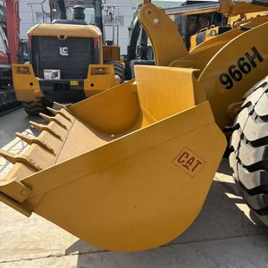 Chargeuse sur pneus Caterpillar 966H d'origine, 6 tonnes, matériel de construction d'occasion à vendre - Product Image 4
