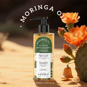 Marque privée Shampooing à l'huile de <span class=keywords><strong>Moringa</strong></span> pour hommes femmes Shampooing hydratant revitalisant et lissant pour les cheveux Caractéristique de prévention de la perte de cheveux - Product Image 2