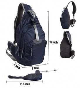 Sac de sport portable BSCI pour voyage, sac bandoulière, sac de poitrine, sac à dos pour femme - Product Image 4