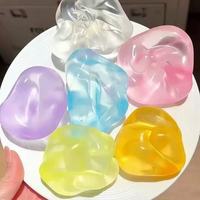 Jolie balle anti-stress en gelée d'huile de coco - Jouet arc-en-ciel pour soulager le stress, pour les plus de 14 ans, cadeau d'anniversaire unisexe
