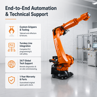 Bras de robot industriel, charge utile de 210 kg, portée de 3100 mm, KR 210 R3100-2 pour la manutention de matériaux lourds, automatisation de haute précision
