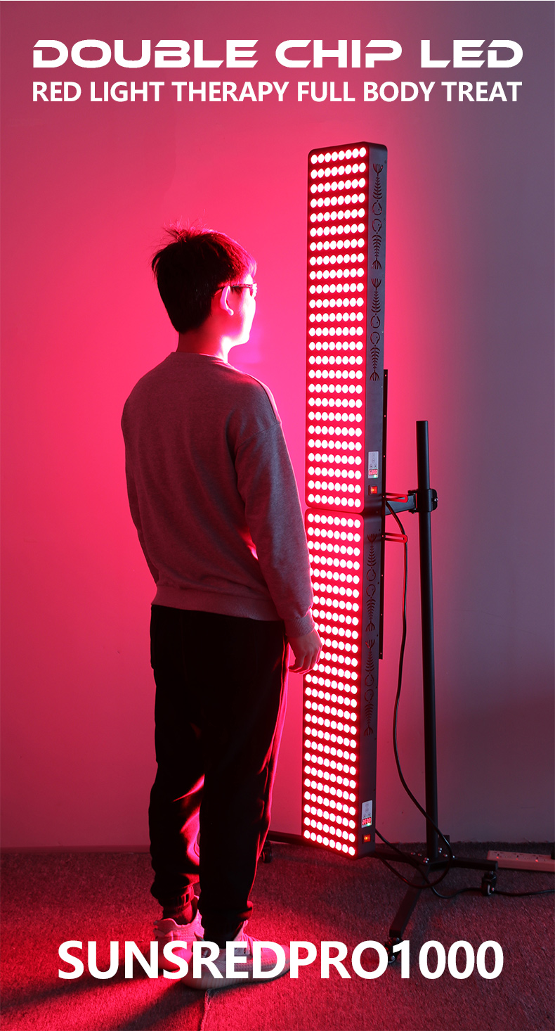 エイジングケアに最適！　近赤外線赤色EDライトセラピー パネル型 ／スタンド付き 赤色LED 近赤外線LED レッドライトセラピー 気軽に自宅でライト