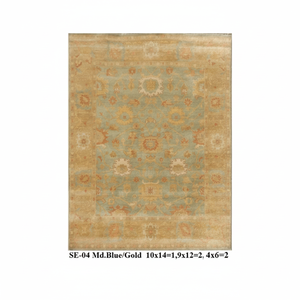 พรมขนสัตว์ถักมือหรูหราทันสมัยพรมพื้นที่ส่งออกของอินเดียสำหรับห้องนั่งเล่นสวดมนต์บ้านและของตกแต่งฮาโลวีน - Product Image 1