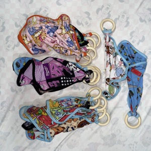 Grossiste en articles de style Halloween, doudou personnalisé à imprimé mignon, doudou en bambou pour bébé, doudou en fibre de bambou super doux - Product Image 3