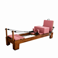 Machine de Pilates pour le remodelage corporel avec cadre en noyer, réglable, dotée de fonctions de bien-être, adaptée à un usage domestique