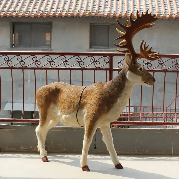 2023 Christmas Supplies Elk Statue Reindeer For Christmas Home Party Decoration Life Size Christmas Outdoor Decorative Deer