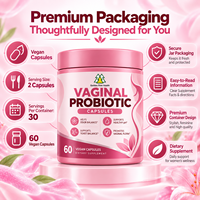Capsules probiotiques vaginales à la canneberge pour femmes, favorisent la santé digestive, extrait de probiotiques de haute pureté, compléments alimentaires à base de plantes